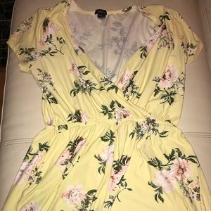Large Floral Rue21 Romper